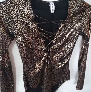 Hustler long sleeve body suit